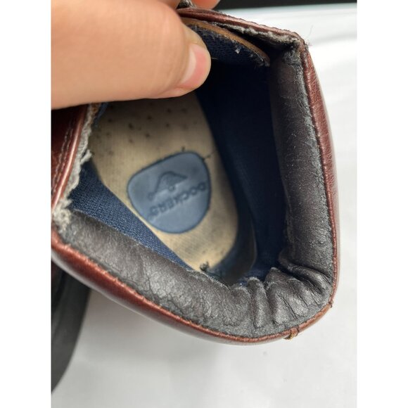 Dockers SKU 7665 Mens Brown Leather Lace Up Boots Size 10 - Picture 5 of 9